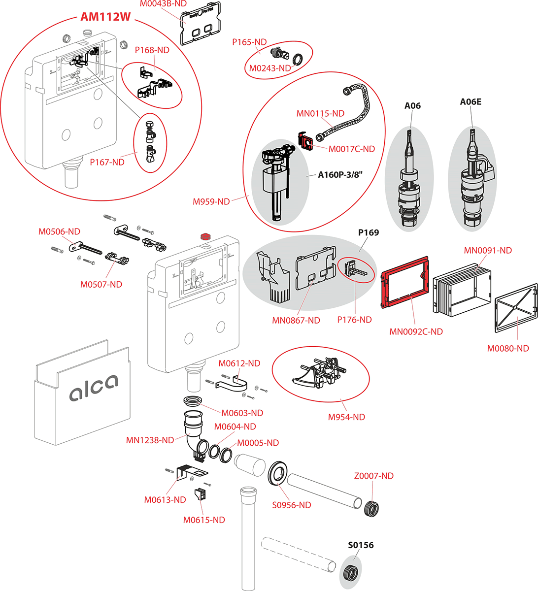 REZERVOR WC I.LIFE B, 3/6 L, DUBLA ACTIONARE, ALIMENTARE INFERIOARA, ALB