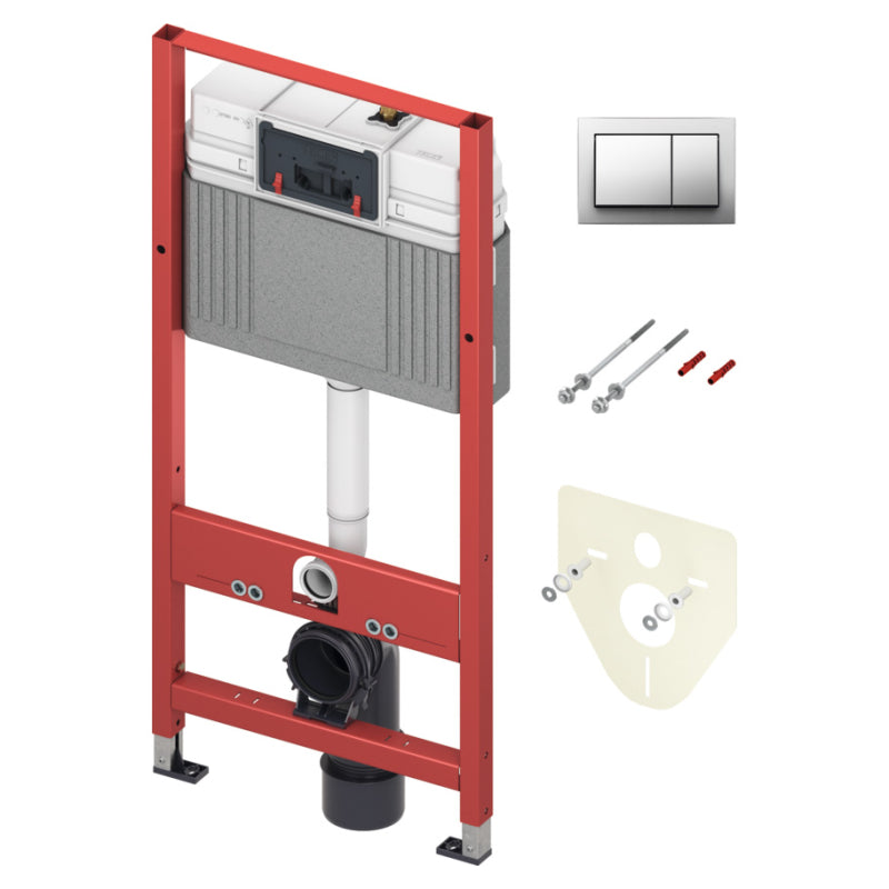 Rezervor WC incastrat, TECE 9400406, 50 x 112 cm, 10 L, clapeta actionare inclusa grossmann