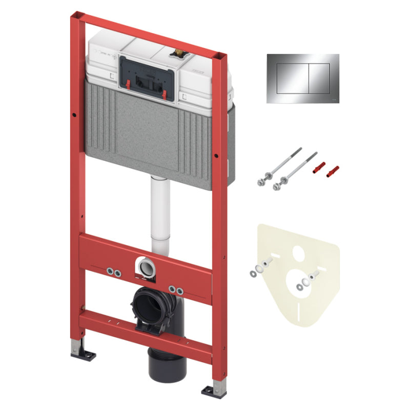 Rezervor WC incastrat, TECE 9400412, 50 x 112 cm, 10 L, clapeta actionare inclusa grossmann
