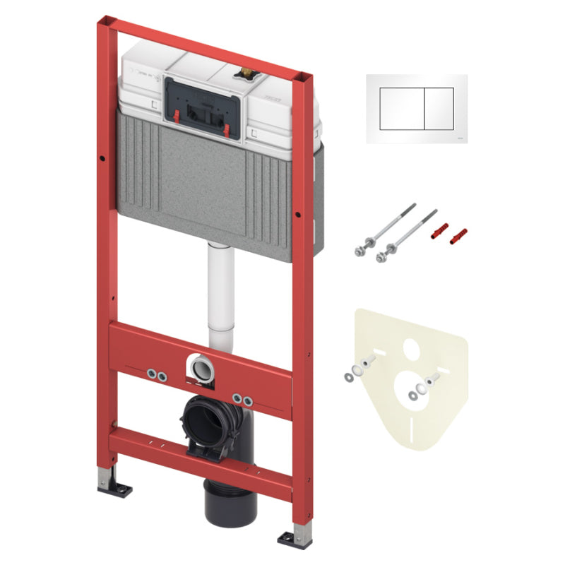 Rezervor WC incastrat, TECE 9400413, 50 x 112 cm, 10 L, clapeta actionare inclusa grossmann