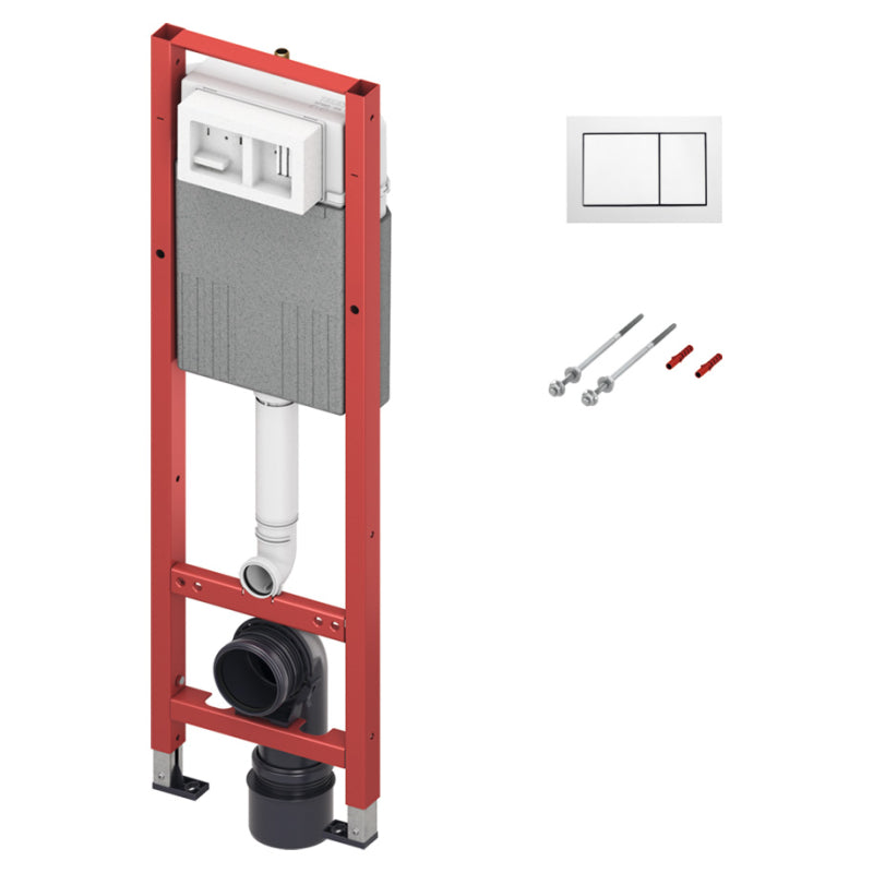 Rezervor WC incastrat, TECE Base 320 9400440, 32 x 112 cm, 7 L, clapeta actionare inclusa grossmann