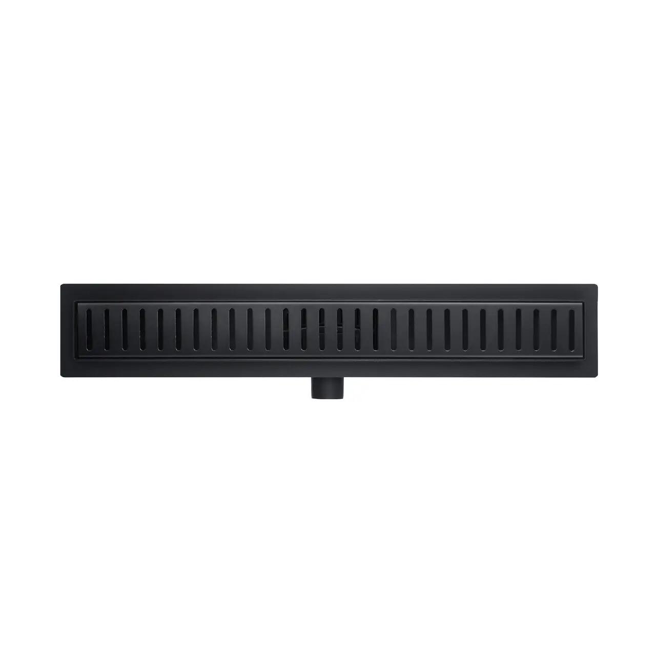 Rigola dus Kruger, inox, Ø 40 mm, L 800mm, neagra Kruger - imagine 5