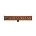 Rigola dus Kruger, inox, Ø 40 mm, L 400mm, rose gold Kruger - imagine 5