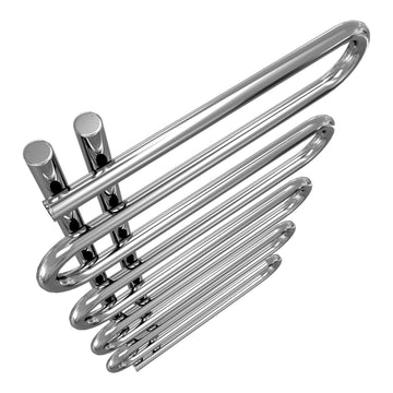 Calorifer baie portprosop decorativ cromat 500/1000 mm RIVER (include kit de instalare)