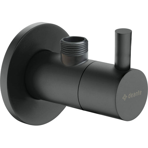 Robinet colțar, cu cap ceramic, 1/2" - 3/8" - rotund