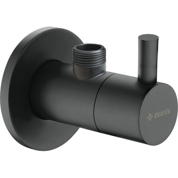 Robinet colțar, cu cap ceramic, 1/2" - 3/8" - rotund