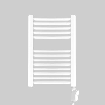 Calorifer baie portprosop electric 400/605 mm SCALA RAL 9010 (include kit de instalare)