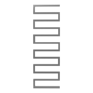 Calorifer baie portprosop decorativ cromat 500/1570 mm SERPENTINE (include kit de instalare)