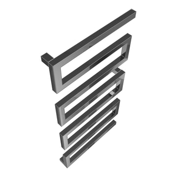 Calorifer baie portprosop decorativ inox 500/1010 mm SERPENTINE (include kit de instalare)