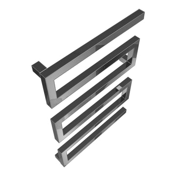 Calorifer baie portprosop decorativ inox 500/730 mm SERPENTINE (include kit de instalare)