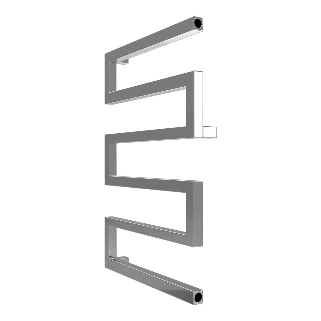 Calorifer baie portprosop decorativ cromat 500/730 mm SERPENTINE (include kit de instalare)