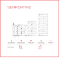 Calorifer baie portprosop decorativ inox 500/ Radox 1570 mm SERPENTINE (include kit de instalare) - imagine 2