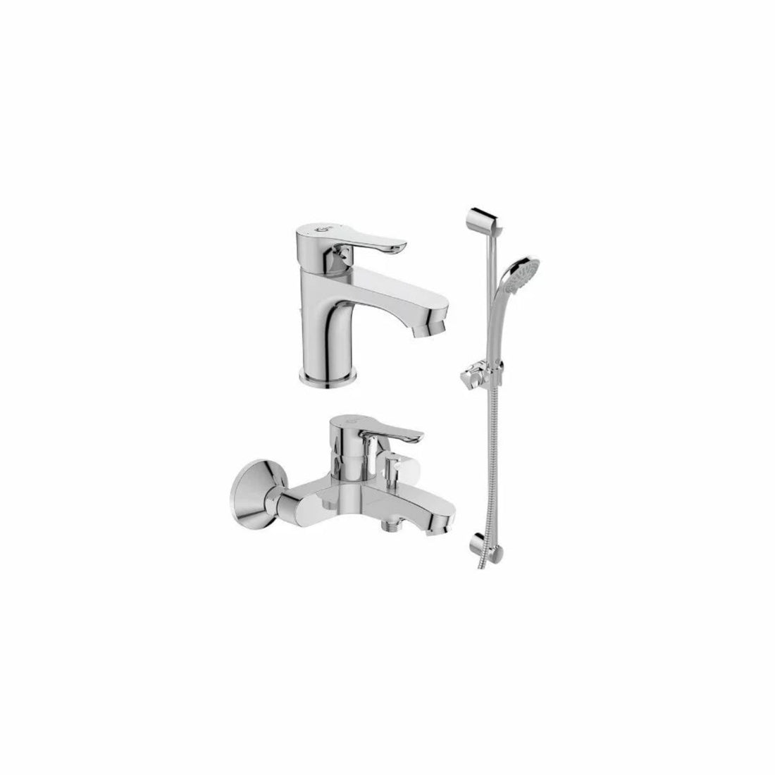 Set cada cu bara Alpha Promo 3 in 1 pentru baie moderna, practica si bine echipata Ideal standard