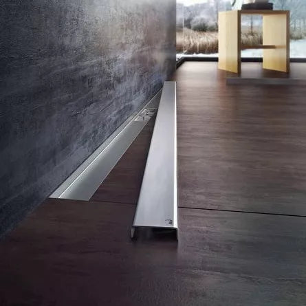 CANAL DE SCURGERE APZ13 DOUBLE, FIT AND GO,  CU GRATAR SIMPLU/PLACI CERAMICE, 650MM, OTEL INOXIDABIL MAT