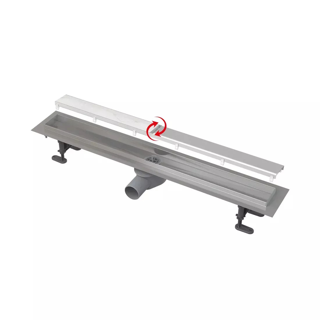 SET DUS INCASTRAT IGIENA INTIMA E CU MIXAJ, SUPORT DUS, FURTUN 1,25M, POLISHED GOLD OPTIC ( NECESITA CORP INCASTRAT 2923