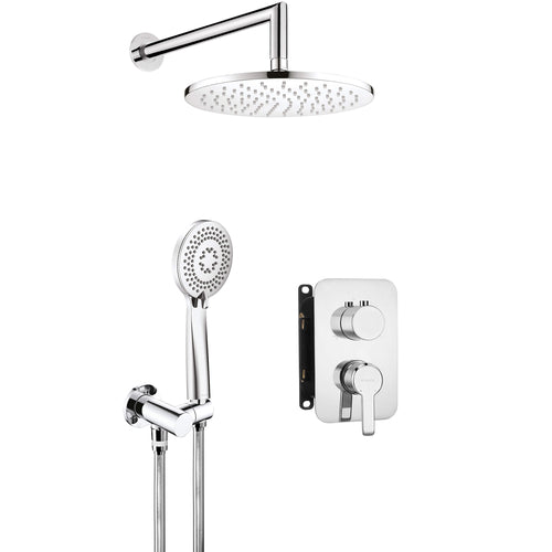 Set de duș cu montare îngropată, cu BOX pentru baterie, Deante