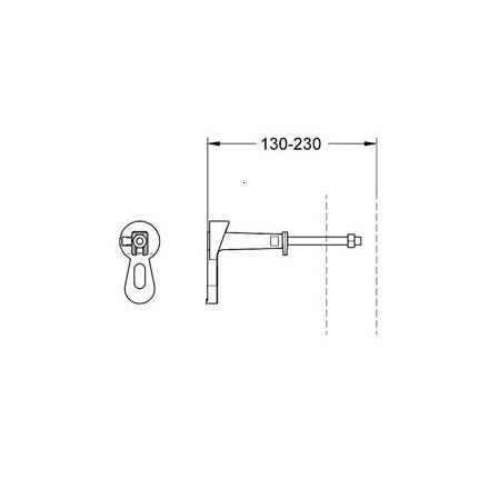 Set de fixare Grohe pentru rezervoare wc