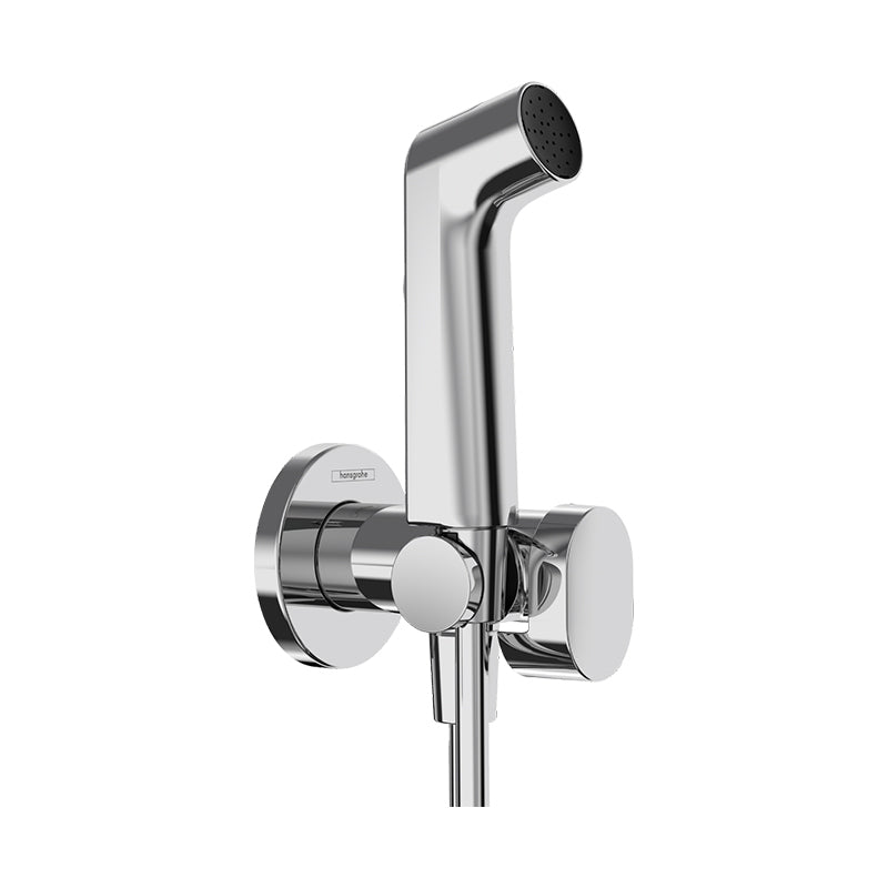 Set dus igienic Hansgrohe S Ecosmart+ 1 jet, necesita corp ingropat, crom