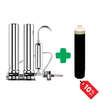 Set Filtru de apa, Aquator Compact Duplex Mineral + Rezerva Compact 50 mm, 4000 L