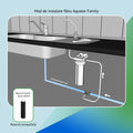 Set Filtru de apa, Aquator Family + Rezerva filtru apa, Aquator Family 60 mm,  4000 - 6000 L ( sistem complet ) - imagine 4