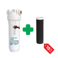 Set Filtru de apa, Aquator Maxi, + Rezerva filtru apa, Aquator Maxi 70 mm, 4000-6000 L  ( sistem complet )