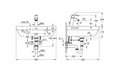 Set baterii baie GROHE Eurosmart M cu baterie lavoar, baterie cada si set dus Tempesta 100, crom - imagine 7