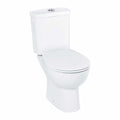 Set vas wc pe pardoseala Grohe Bau Ceramic Rimless cu rezervor alimentare laterala si capac inchidere lenta