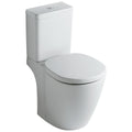 Set vas wc pe pardoseala Ideal Standard Connect Cube, rezervor alimentare laterala si capac cu inchidere lenta