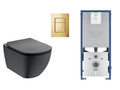 CAPAC WC TESI SLIM SOFT-CLOSE EASYFIX+, NEGRU MAT (DOAR PT T4932V3)