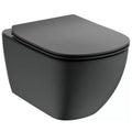 CAPAC WC TESI SLIM SOFT-CLOSE EASYFIX+, NEGRU MAT (DOAR PT T4932V3)