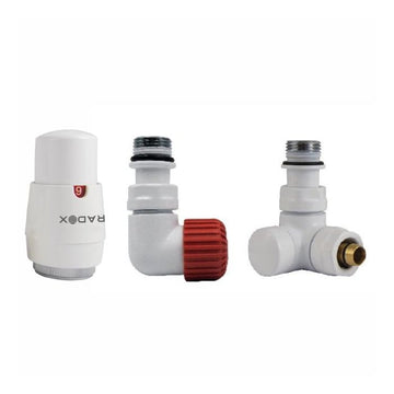 Set robineti calorifer VISION 1/2” x M22 x 1.5, cu cap termostatic, stanga