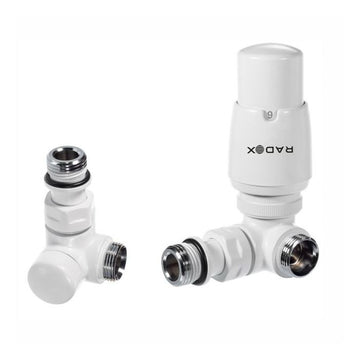 Set robineti calorifer VISION 1/2” x M22 x 1.5, cu cap termostatic, dreapta