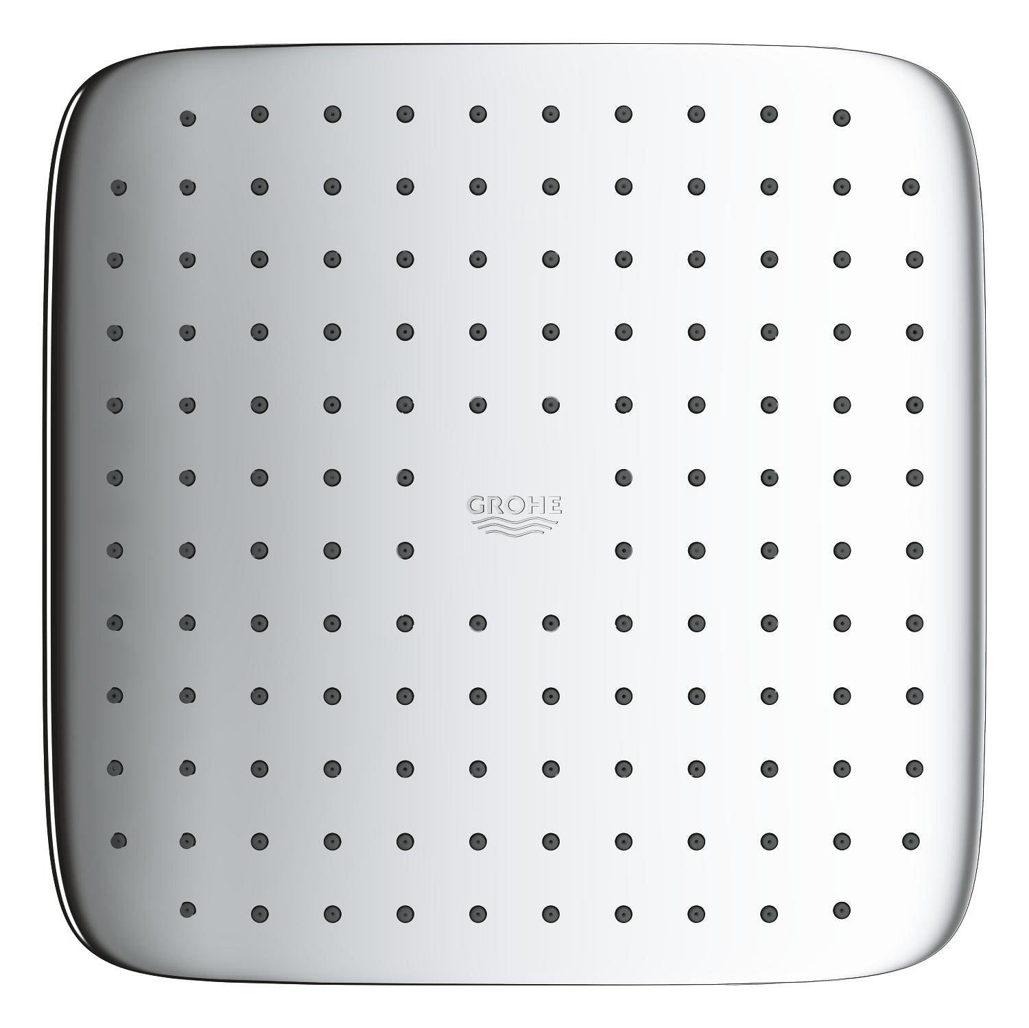 Sistem de dus Grohe Vitalio Cube 250, aparent, termostat, 250 mm, 1 functie, crom, 26696001