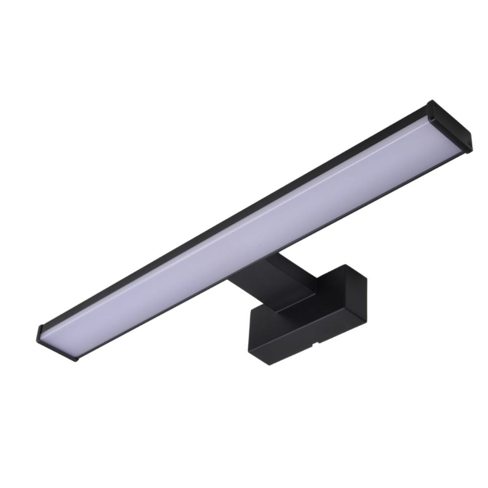 Corp LED baie negru ,12w, 6500K, lumina rece, cu protectie IP44, 600mm