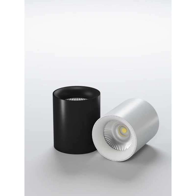 Spot LED Aplicat 7W Negru 4000k D8CM