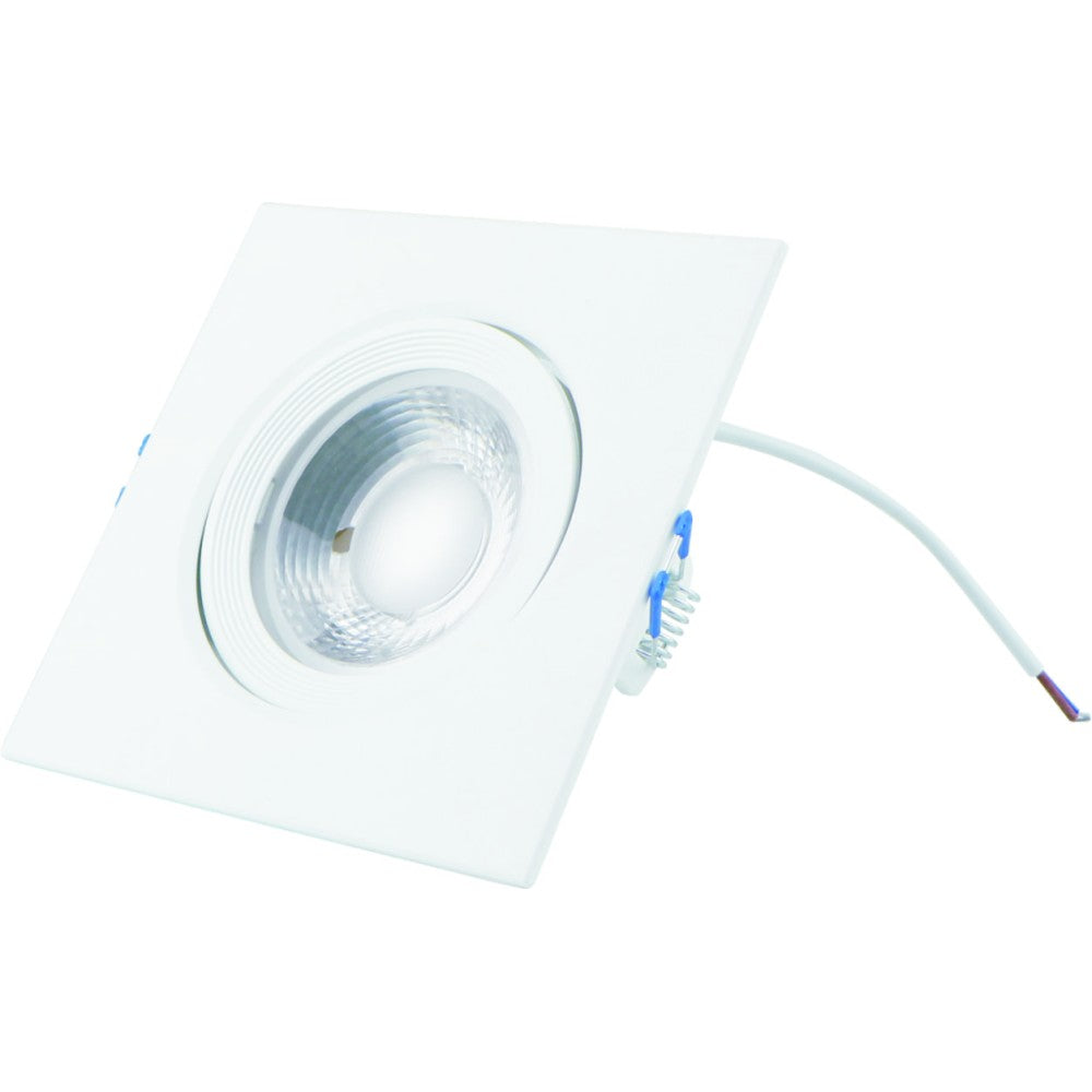 Spot Led Patrat COB alb, 9W=160W, 6500K, lumina rece