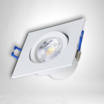 Spot Led Patrat COB alb, 9W=160W, 6500K, lumina rece