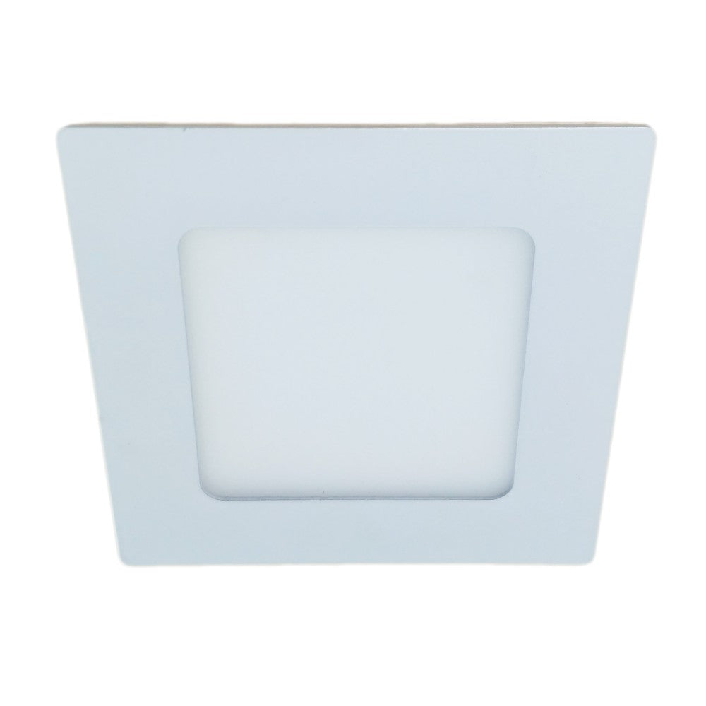 Spot Led Slim Patrat 120x120mm, 6W=40W, 2700K, lumina calda