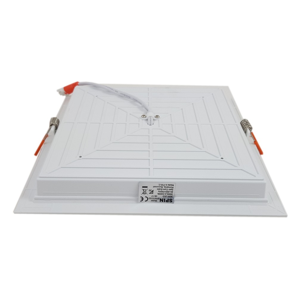 Spot Led Slim 225X225mm, 30W=200W, 3000K, lumina calda