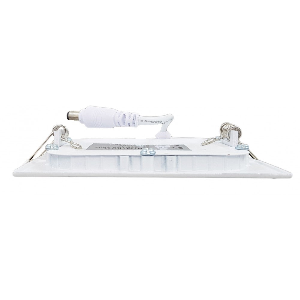 Spot Led Slim Patrat 120x120mm, 6W=40W, 6400K, lumina rece