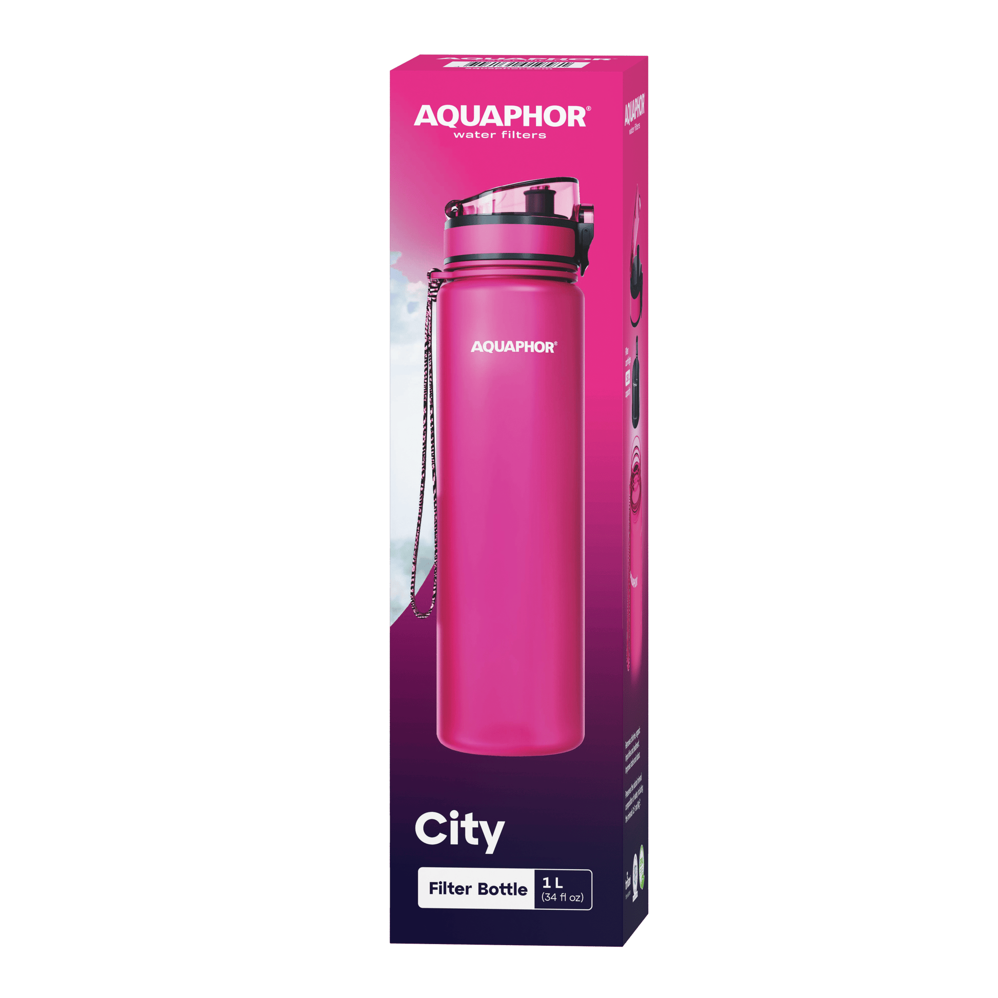 Sticlă cu filtru City 1 L grossmann.ro