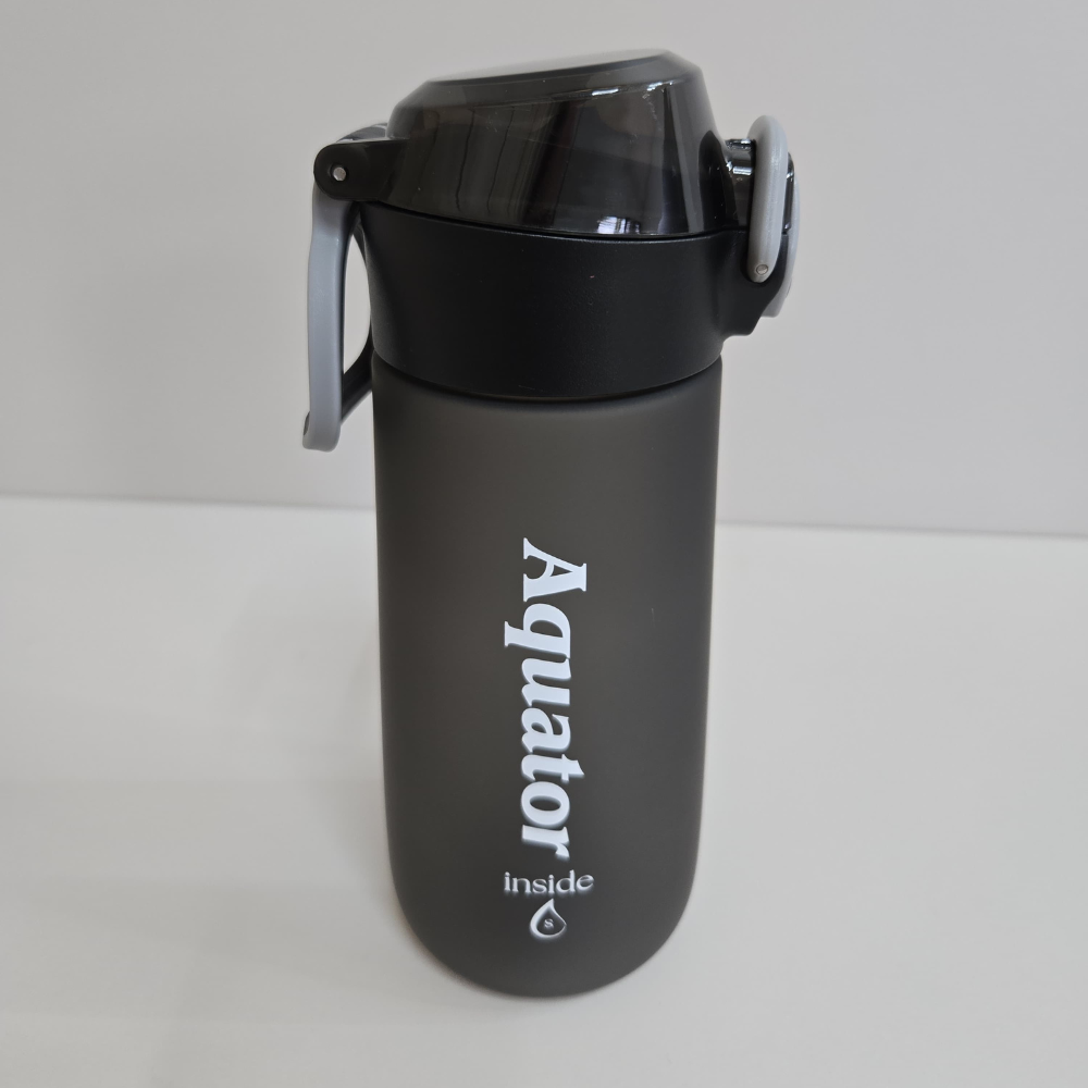 Sticlă de apă Aquator - 600 ml - Neagră