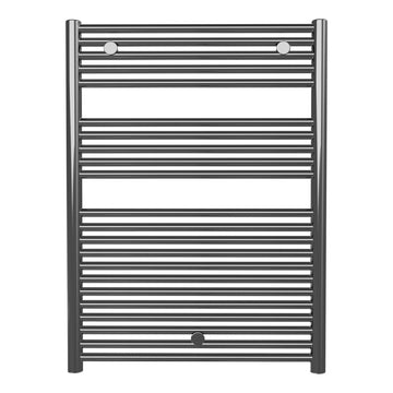 Calorifer baie portprosop decorativ inox 600/800 mm SUNNY (include kit de instalare)