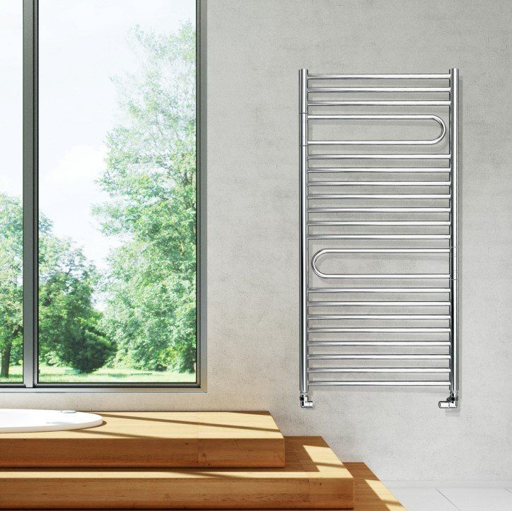 Calorifer baie portprosop decorativ cromat 600/1200 mm SUNNY FLEXI (include kit de instalare)