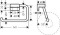 Suport hartie igienica Hansgrohe AddStoris 41771000, crom