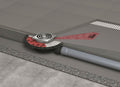 Sifon de pardoseala Tece drainpoint, 105 x 105 mm, iesire laterala Dn 40, cu flansa universala Seal System, 3601200 grossmann