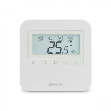 Termostat Ambiental cu Fir Salus HTRS230 pentru Sistem de Incalzire prin Pardoseala Neprogramabil Alb