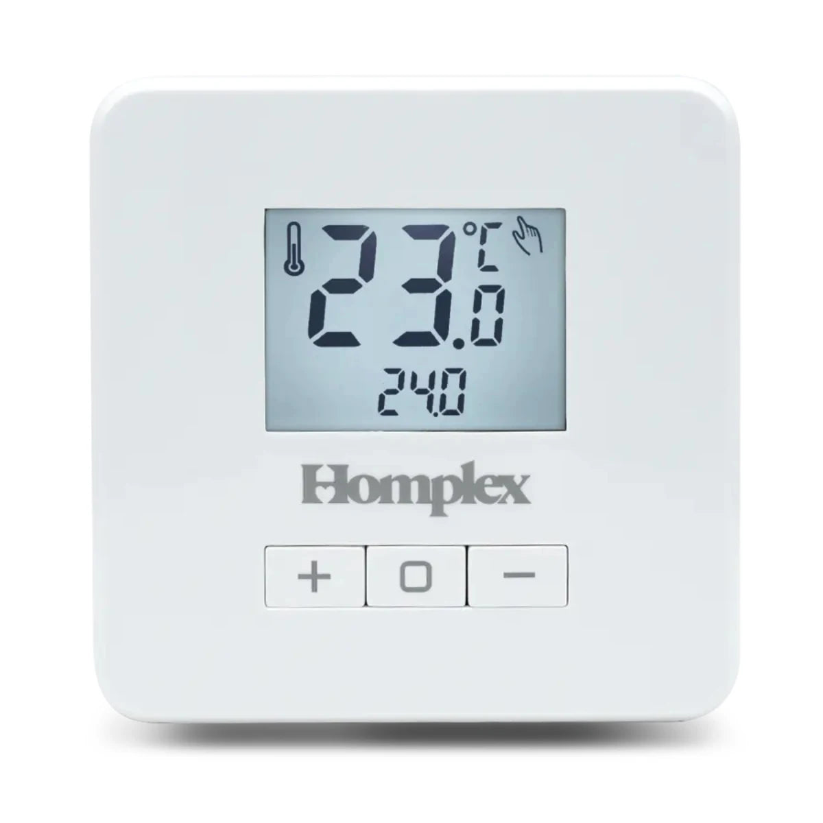 Termostat cu fir Homplex EVO X alb pentru centrala