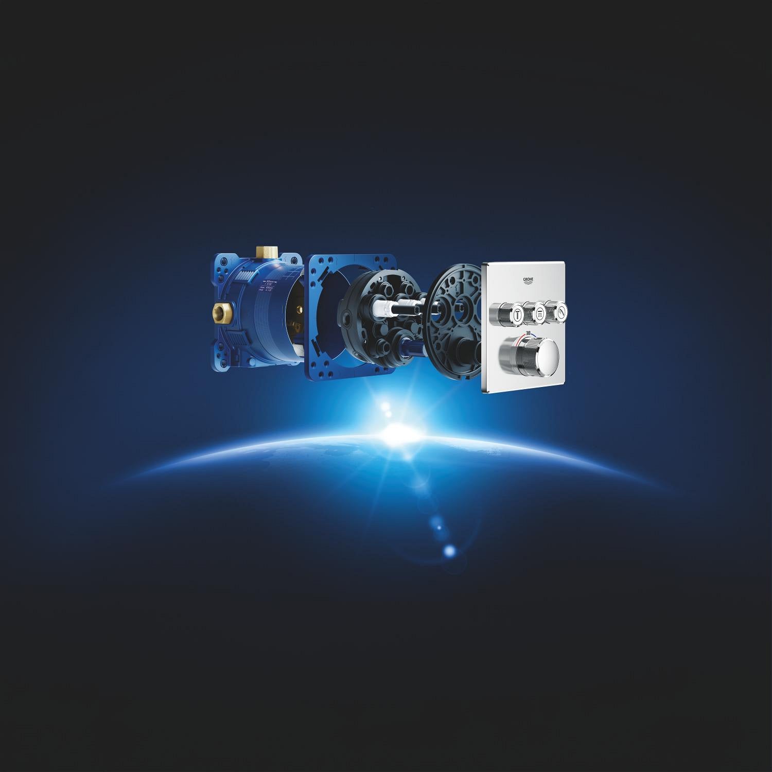 Unitate instalare Grohe Rapido SmartBox 35604000, 1/2'', alama