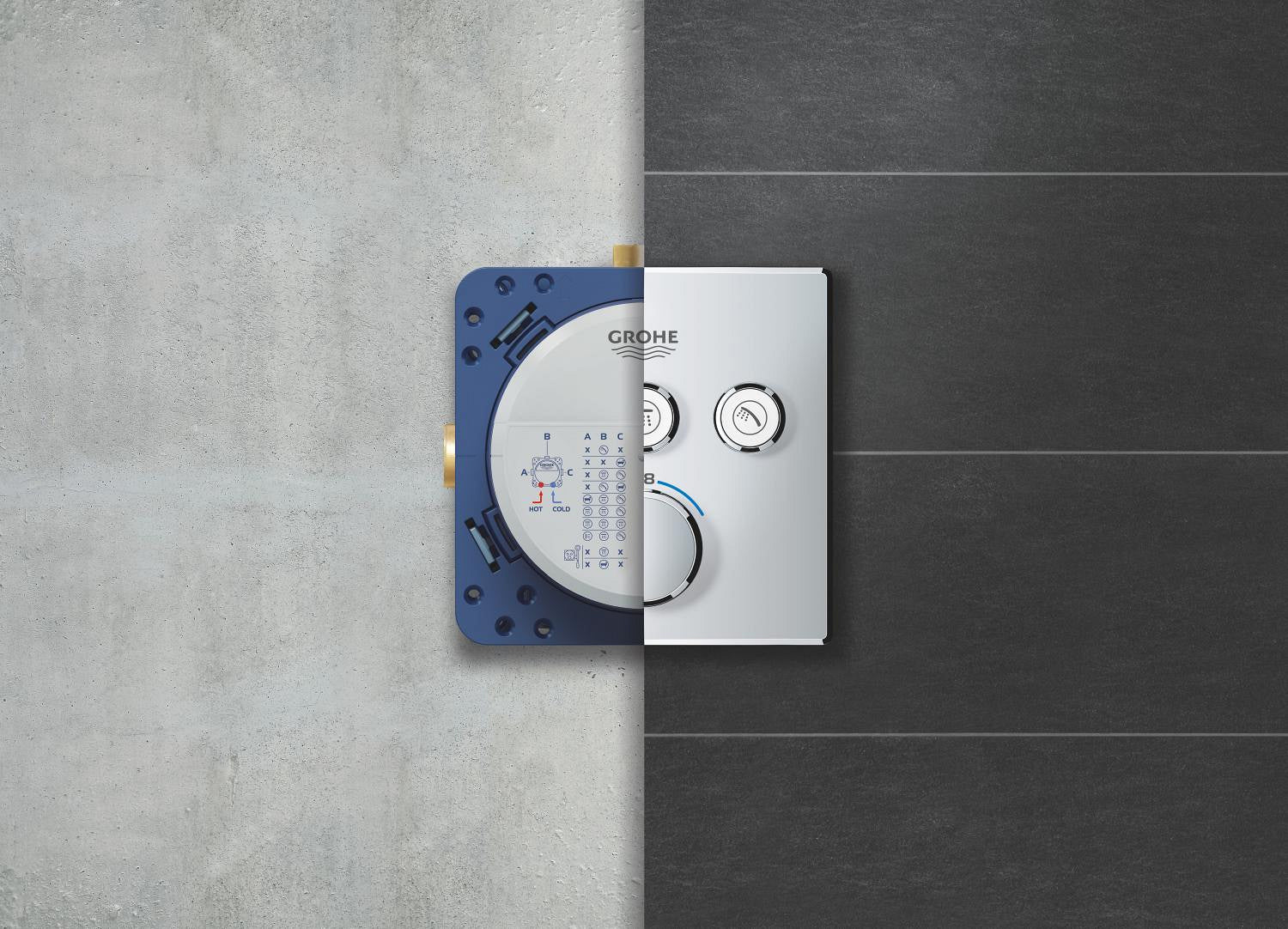 Unitate instalare Grohe Rapido SmartBox 35604000, 1/2'', alama